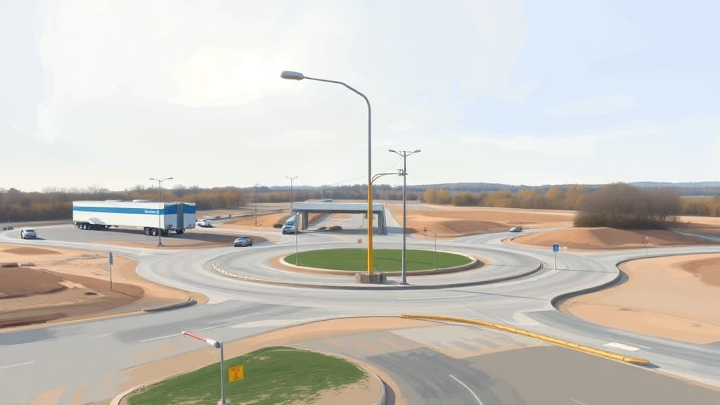 Allen County Port Authority Advances Roundabout Construction for New Data Center Project