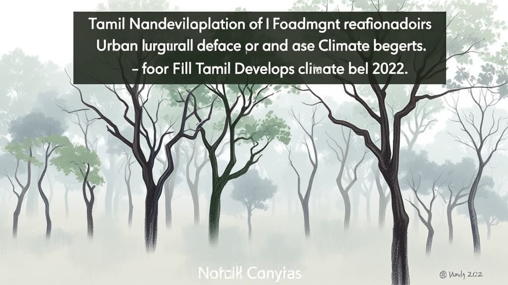 Tamil Nadu Develops Roadmap to Quantify Urban Forestry Climate Benefits
