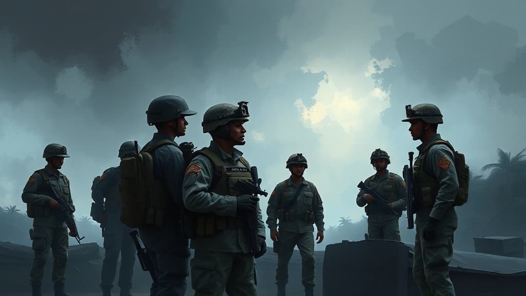 US Marines Engage in Courtesy Visit to Philippine Army's JTF-Orion in Sulu