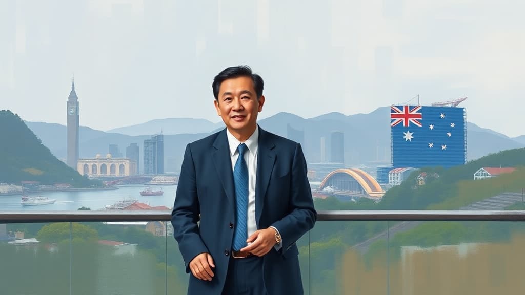 KMT Lawmaker Johnny Chiang Meets Former Australian PM Turnbull to Discuss Taiwan-Australia Relations