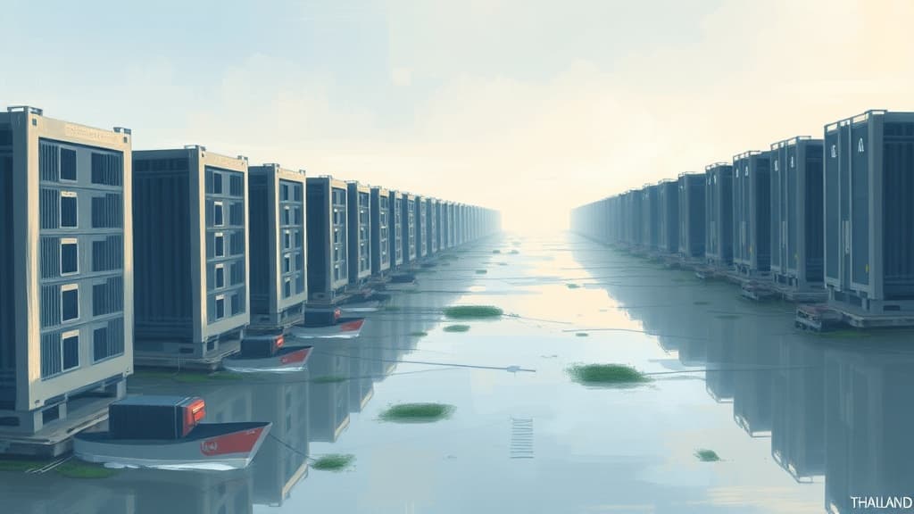 Thailand's Data Center Boom Raises Concerns Over Water Scarcity and Air Pollution