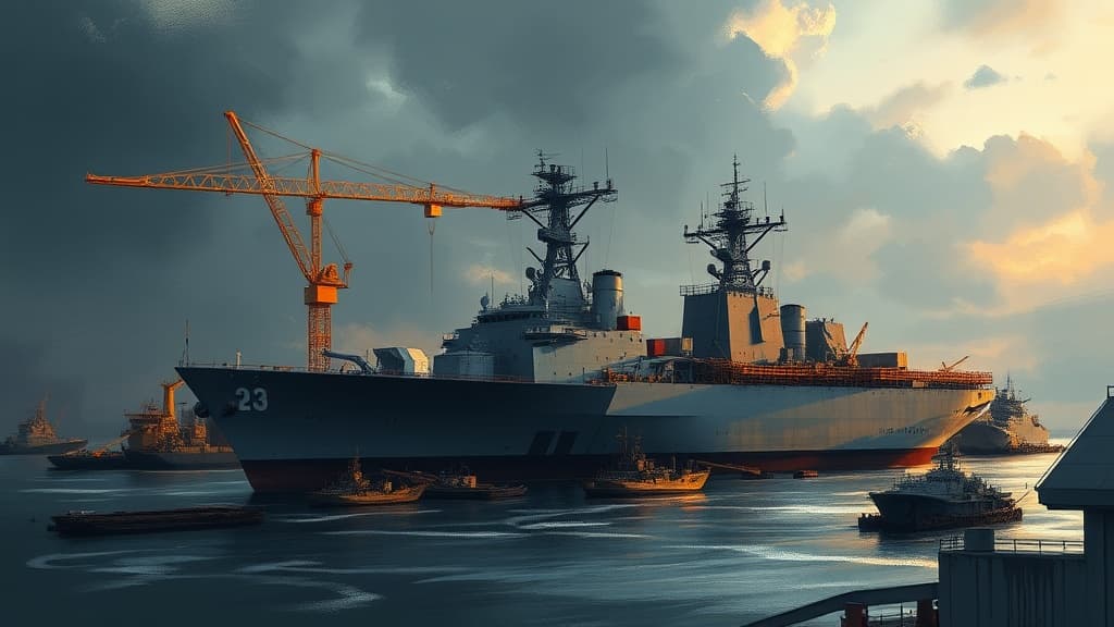 DND's Hartlen Point Facility Construction for River-Class Destroyers Set for 2028 Completion