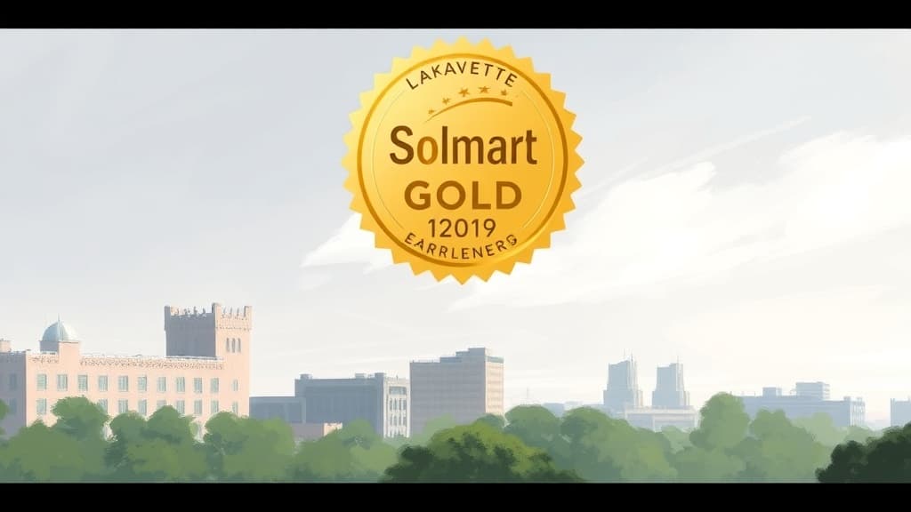 Lafayette Earns SolSmart Gold Designation for Solar Energy Leadership