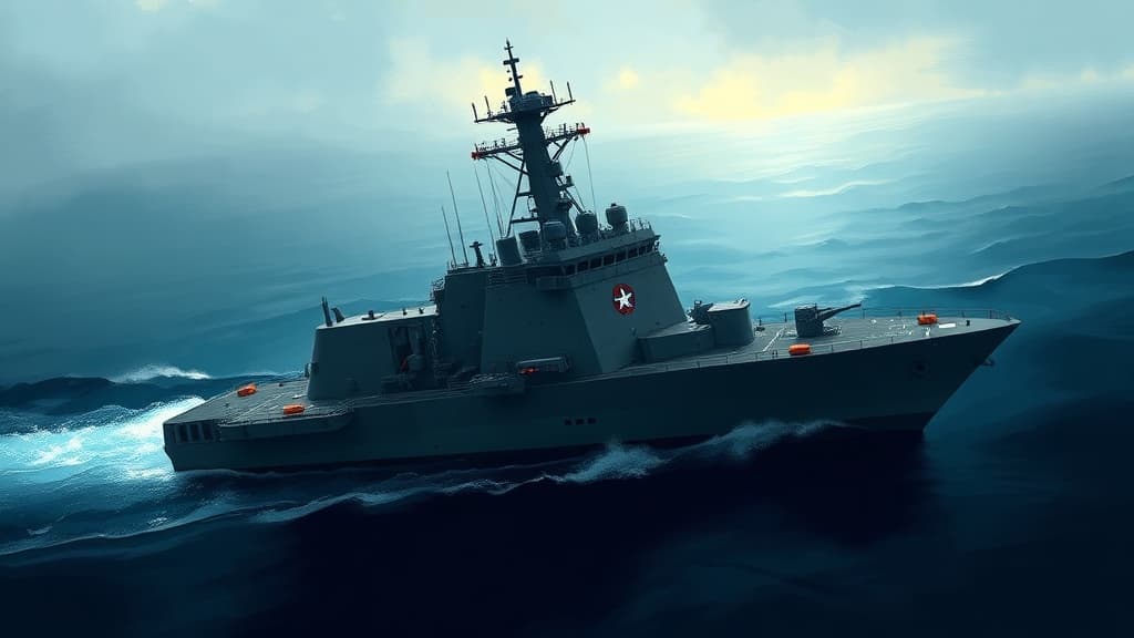 U.S. Navy Awards French Frigate FREMM Aquitaine with Hook 'Em Award for Anti-Submarine Operations