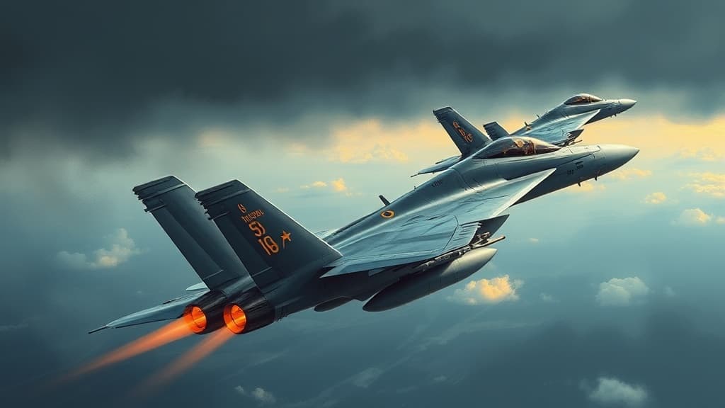 US Navy's F/A-18 Super Hornets Lead Air Campaign Against Iran in Operation Epic Fury