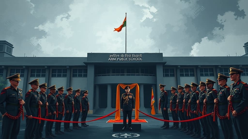 Lieutenant General Gambhir Singh Inaugurates New Building at Army Public School in Assam