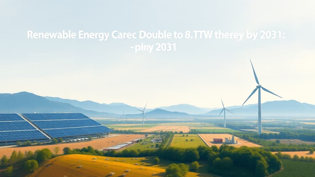 GlobalData Forecasts Renewable Energy Capacity to Double to 8.4TW by 2031
