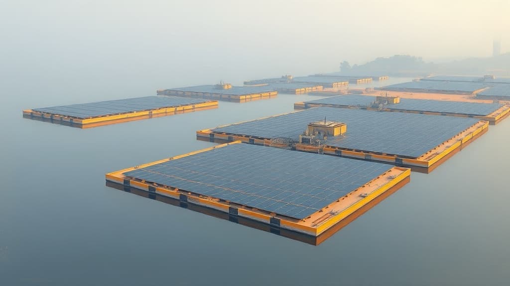 India Commissions Omkareshwar Floating Solar Power Plant in Madhya Pradesh