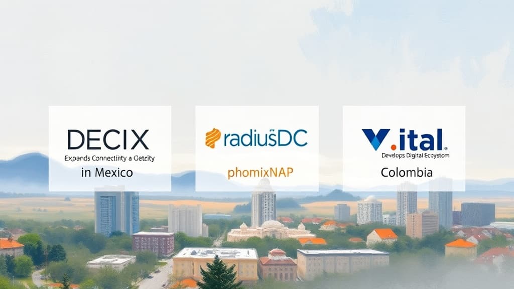 DE-CIX Expands Connectivity in Mexico; RadiusDC Acquires phoenixNAP in US; V.tal Develops Digital Ecosystem in Colombia