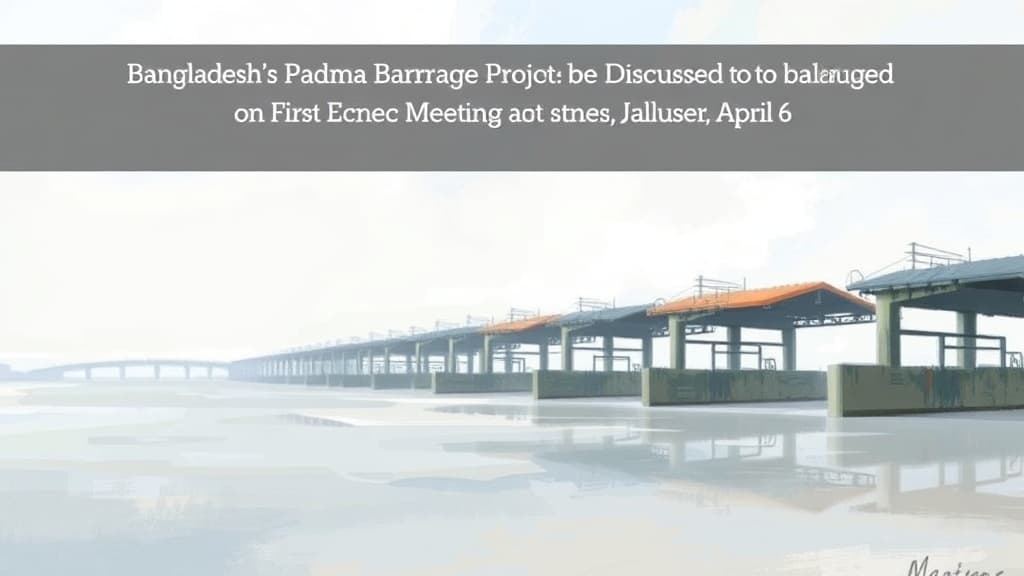 Bangladesh's Padma Barrage Project to be Discussed at First Ecnec Meeting on April 6