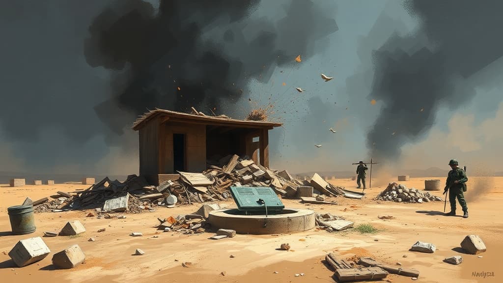 Israeli Forces Demolish Structures and Water Well in Al-Ramadin, West Bank