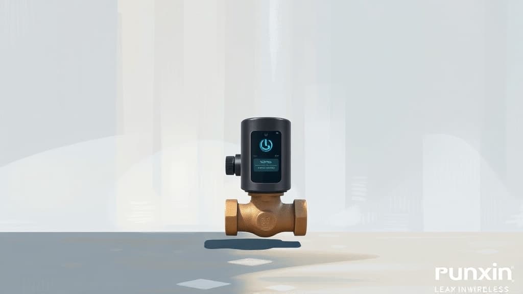 Runxin F104 Wireless Leak Detection Valve Prevents Water Damage