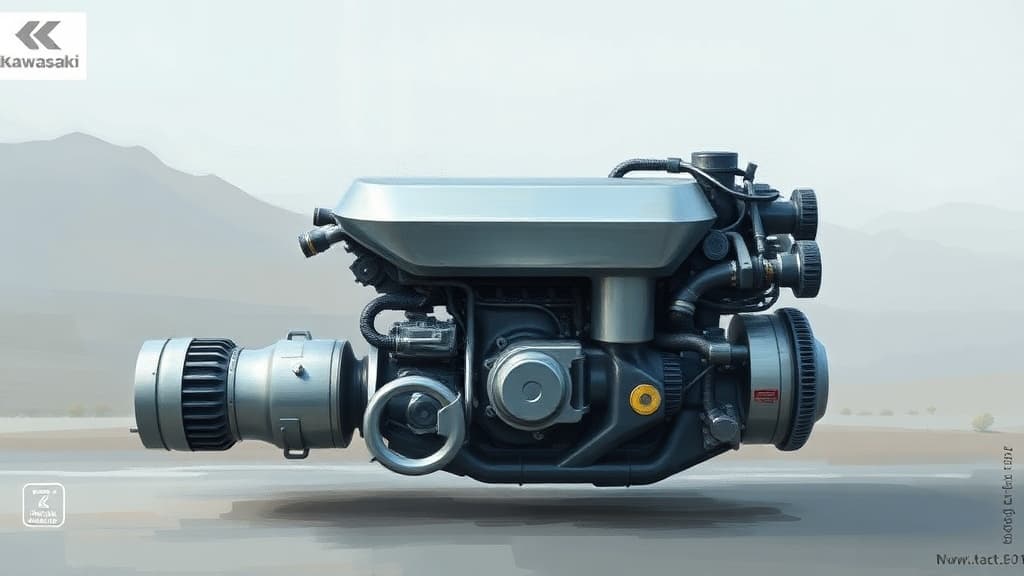 Kawasaki Launches First Gas Engine for 30% Hydrogen Co-Combustion