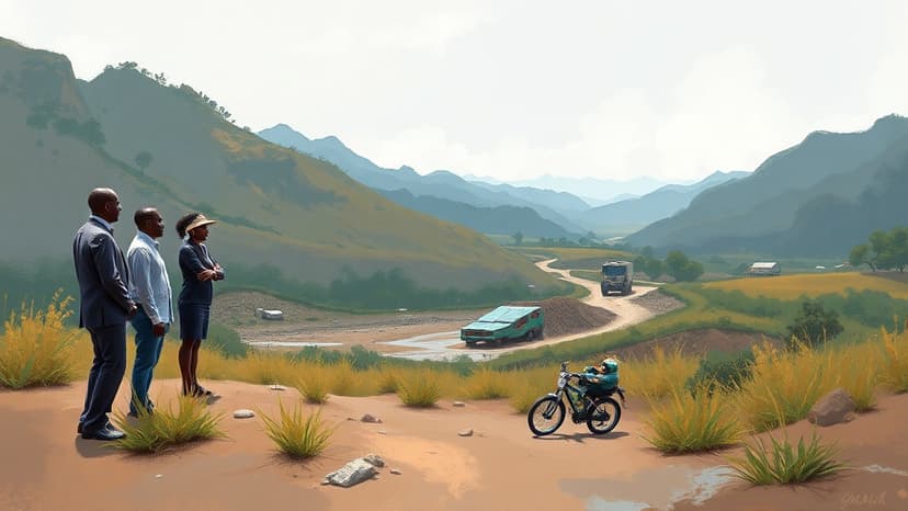 Gabon President Reviews Mining Projects in Nyanga Province to Boost Economic Diversification