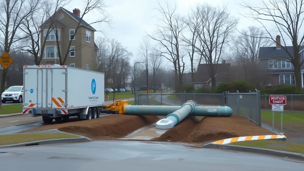 Temporary Bypass Installed for Sewer Line Repairs in Germantown, Maryland