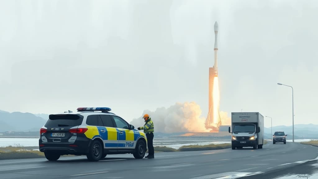 Police to Enforce Traffic Ban on Andøya During Rocket Launch from Andøya Spaceport