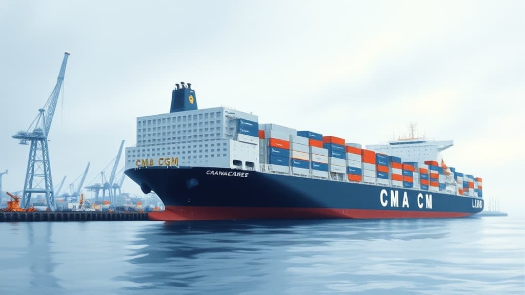 CMA CGM Takes Delivery of 24,000 TEU LNG-Fueled Boxship CMA CGM Grand Palais