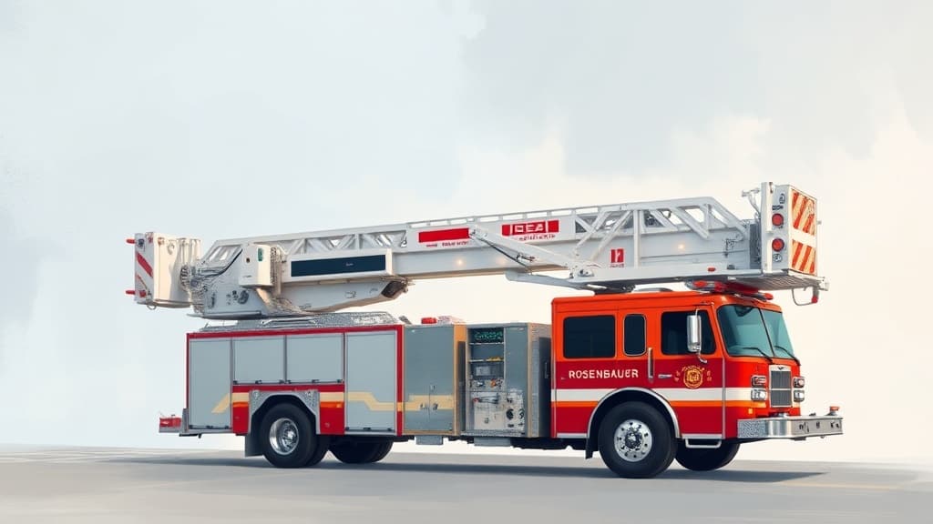 Athens-Clarke County Fire Department Acquires Rosenbauer T-Rex Ladder Truck for High-Rise Rescues