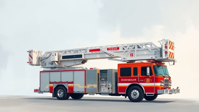 Athens-Clarke County Fire Department Acquires Rosenbauer T-Rex Ladder Truck for High-Rise Rescues