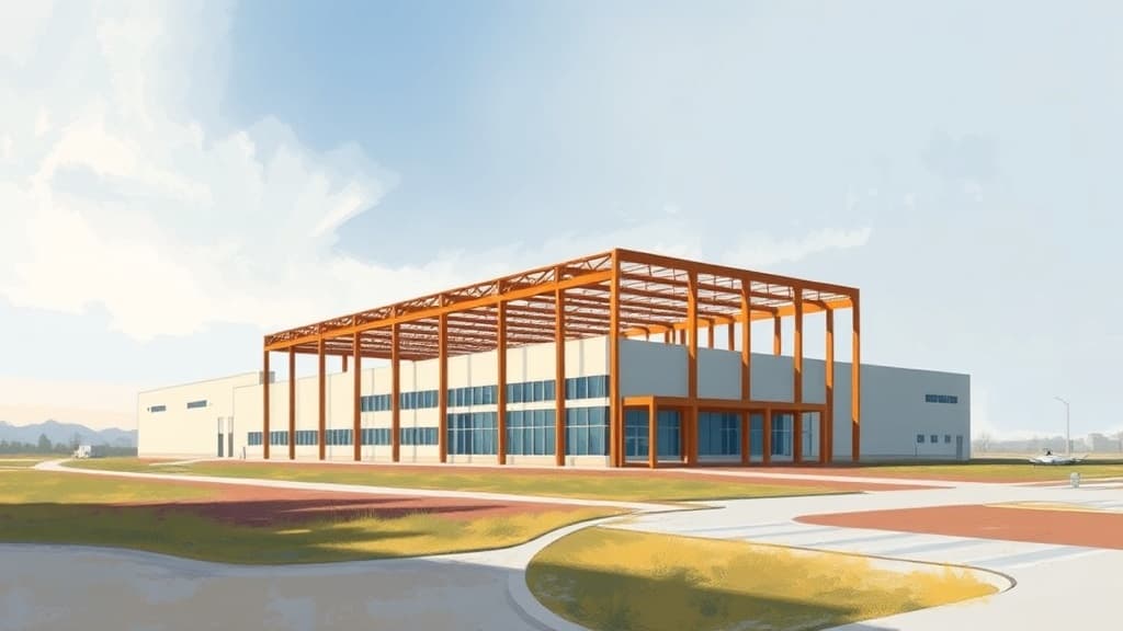 WSU Tech Completes Structural Milestone for Aviation Training Center in Kansas