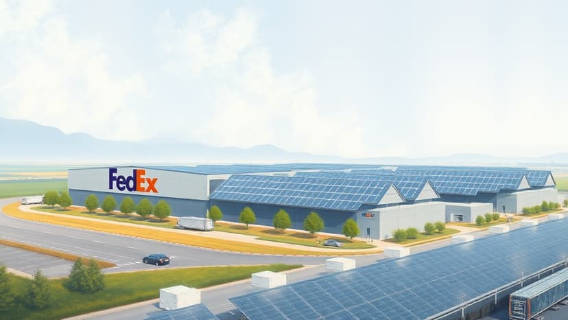 FedEx Launches Solar Power Installation at Shanghai Cargo Hub to Boost Sustainability