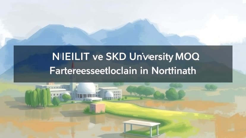 NIELIT and SKD University Sign MOU to Enhance Tech Education in Northern India