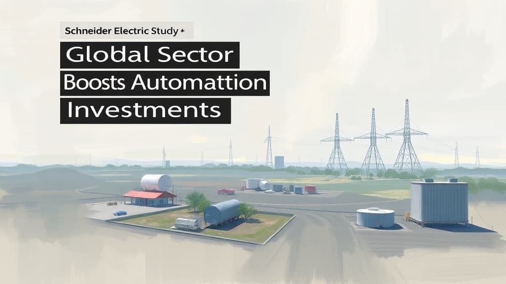 Schneider Electric Study: Global Energy Sector Boosts Automation Investments