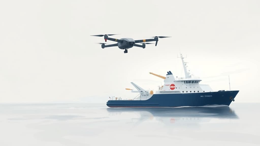 Mark Offshore and DroneQ Robotics Partner for R/V Mintis Operations