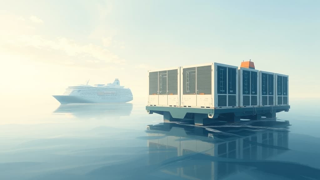 Mitsui OSK Lines and Hitachi Collaborate on Floating Data Centers