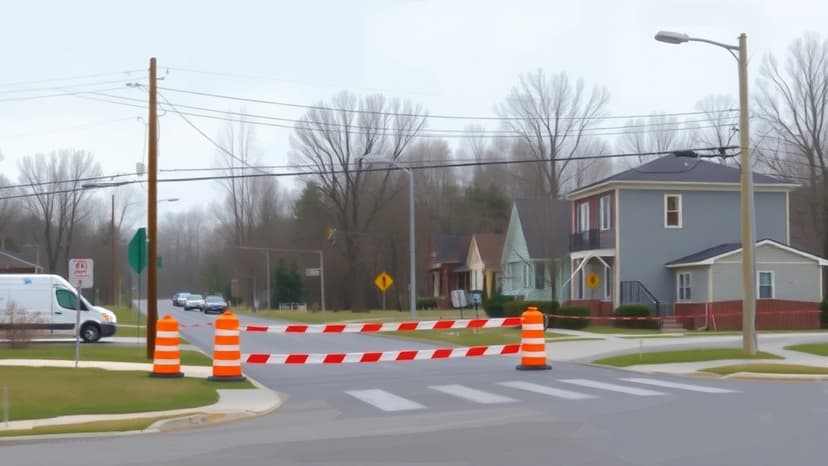 Millbrook Avenue Closure for Gas Main Installation in Randolph Township