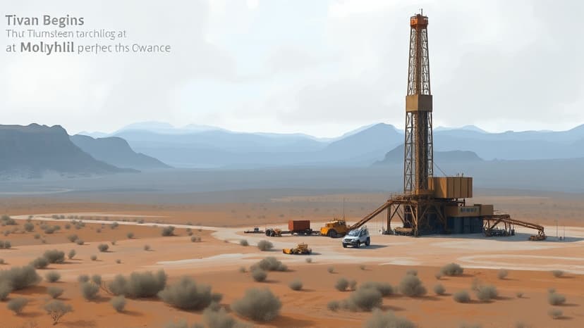 Tivan Begins Tungsten Drilling at Molyhil Project in Australia