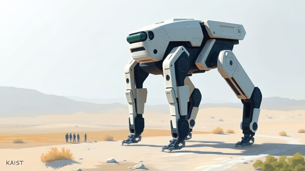 KAIST Develops Advanced Quadrupedal Robot with Enhanced Sensory Perception