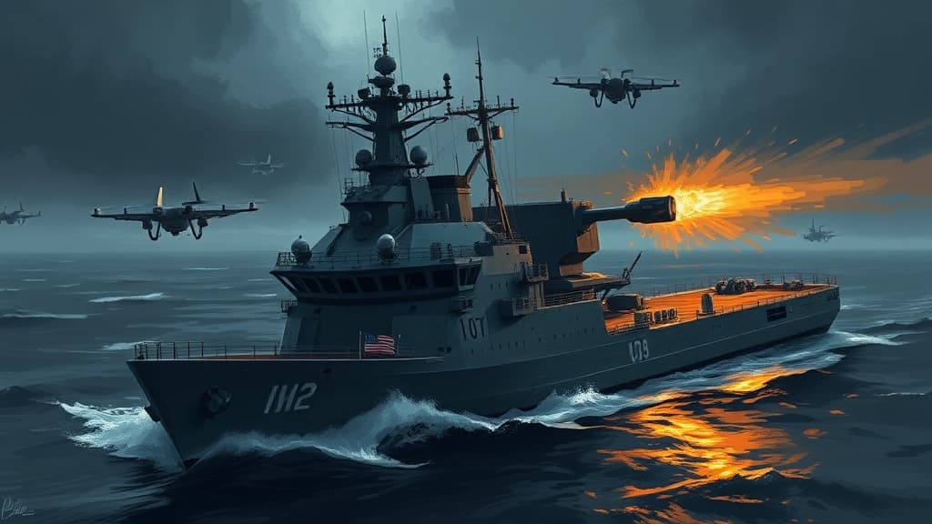 U.S. Navy Introduces New Short-Range Launcher on USS Carl M. Levin for Enhanced Drone Defense