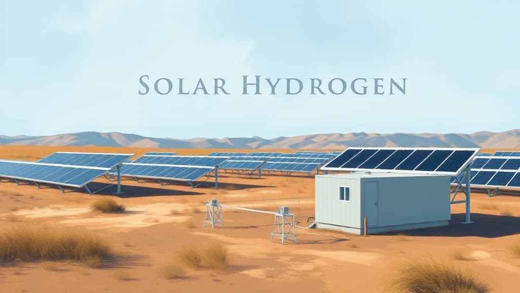 Photreon Develops Solar Hydrogen Production System Without Electrolyzers