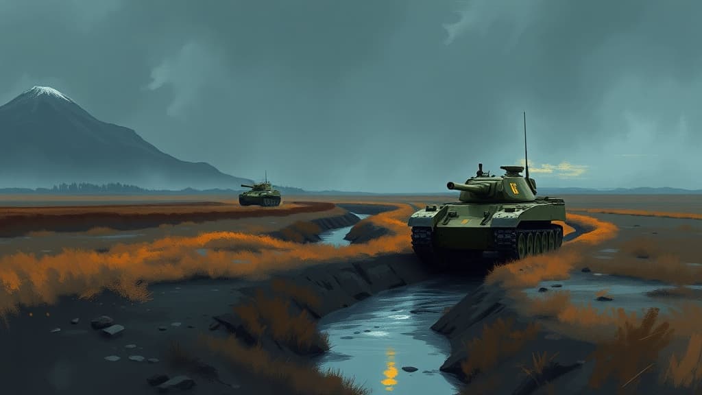 EDF Constructs Anti-Tank Ditches for Baltic Defense Line in Setomaa, Estonia