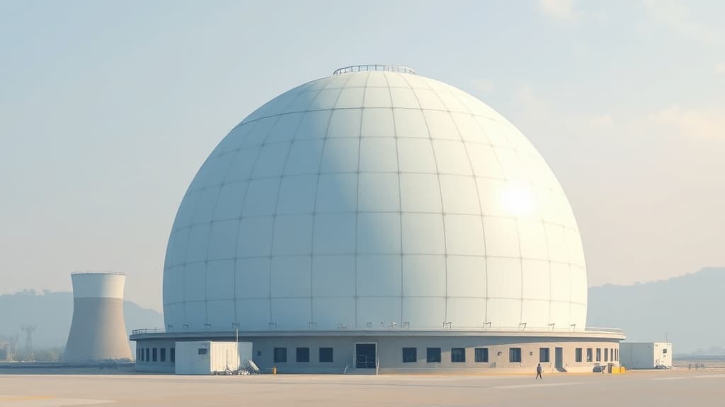 Outer Dome Installed at Changjiang Nuclear Unit 4 in Hainan, China