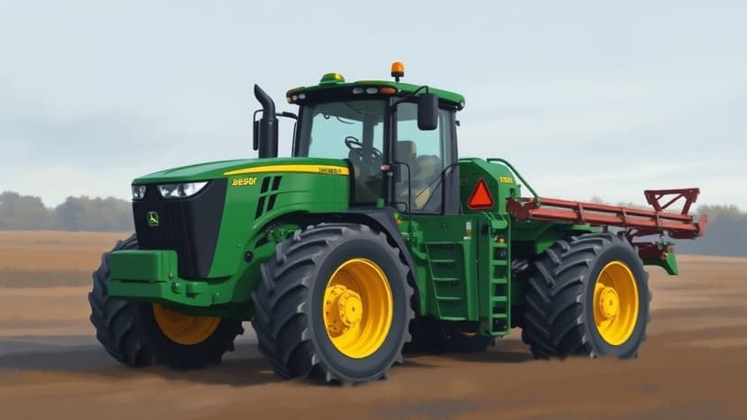 John Deere 8960 Tractor Used for Anhydrous Ammonia Application in Ohio