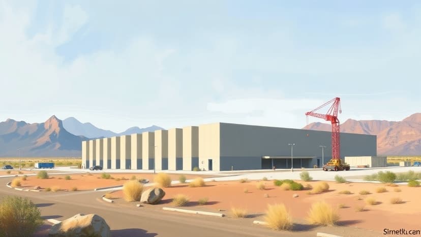 Final Beam Installed at QTS Eagle Mountain Data Center Campus