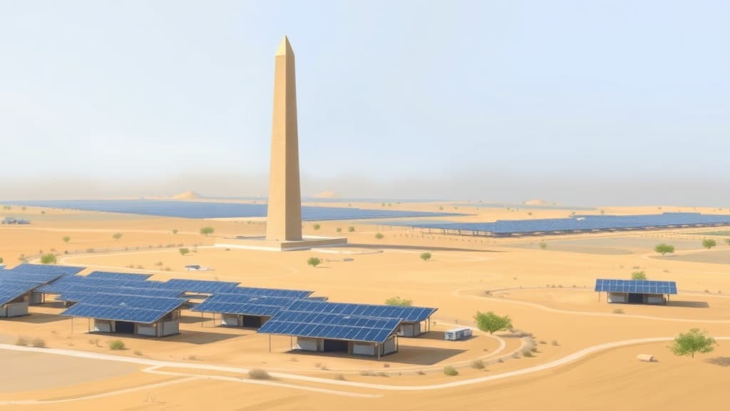 Financing Secured for Egypt's 1.1 GW Obelisk Solar-Plus-Storage Project
