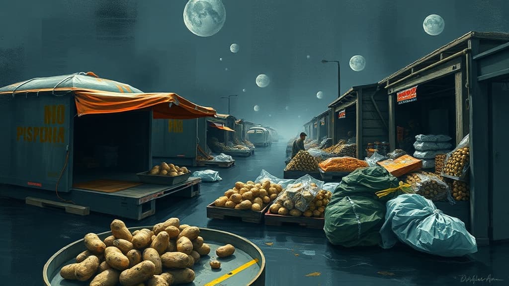 Potato Market Faces Challenges Amid No Waste Army Initiative