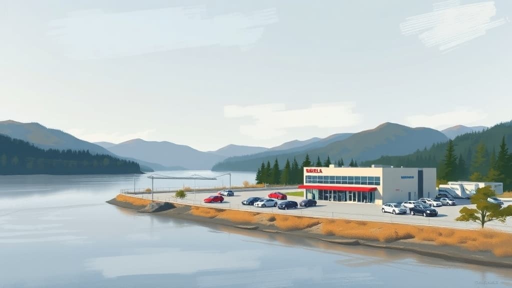 Hydroelectric Project Threatens Local Car Dealership in Treforest