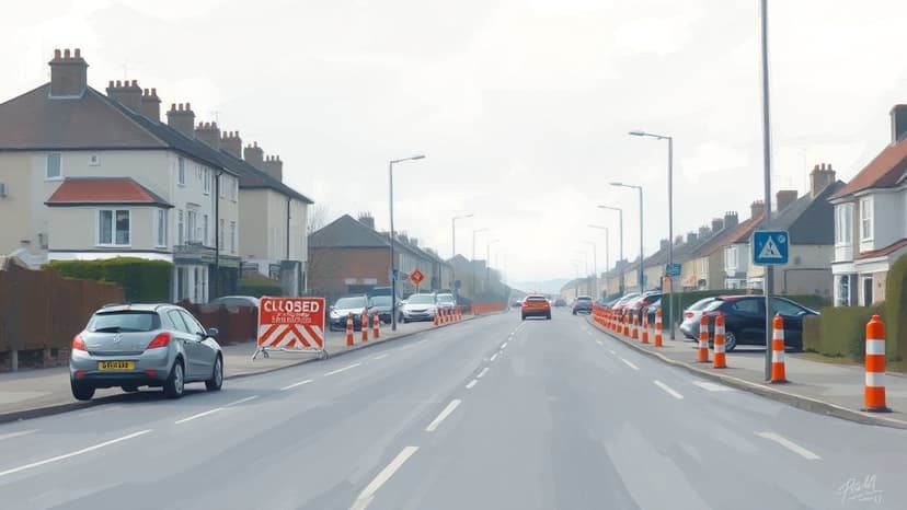 Two-Day Road Closure in Burnham-on-Sea for Infrastructure Works