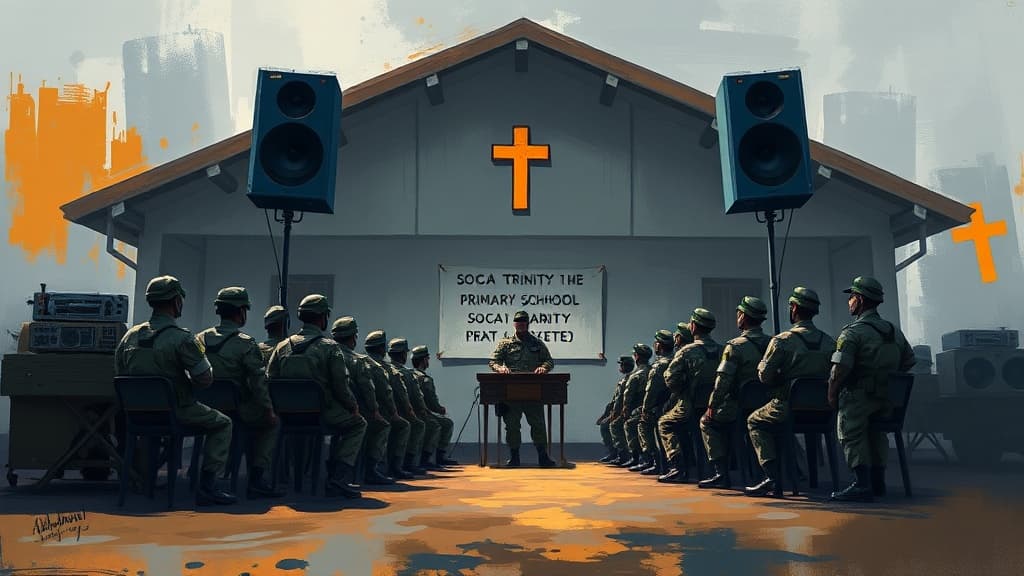 Soca Army Provides PA System to Holy Trinity Primary School in Barbuda