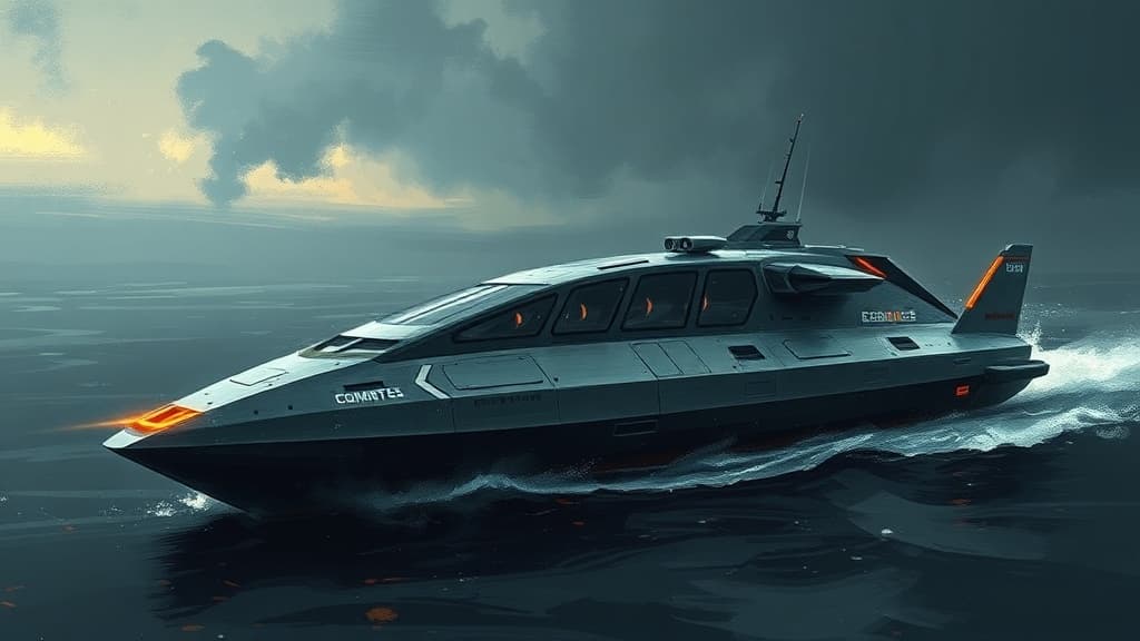 BlackSea Technologies Launches Comet Drone Boat with Advanced Weaponry