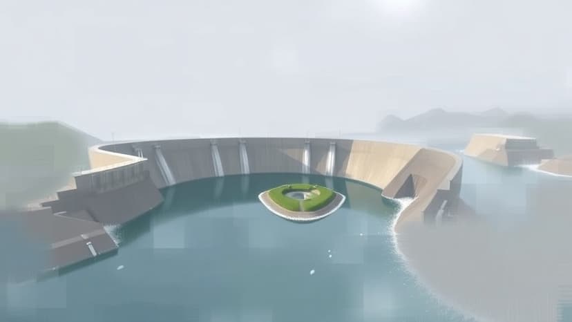 NASA Identifies Island Submergence Near Iron Gate Dam in Europe