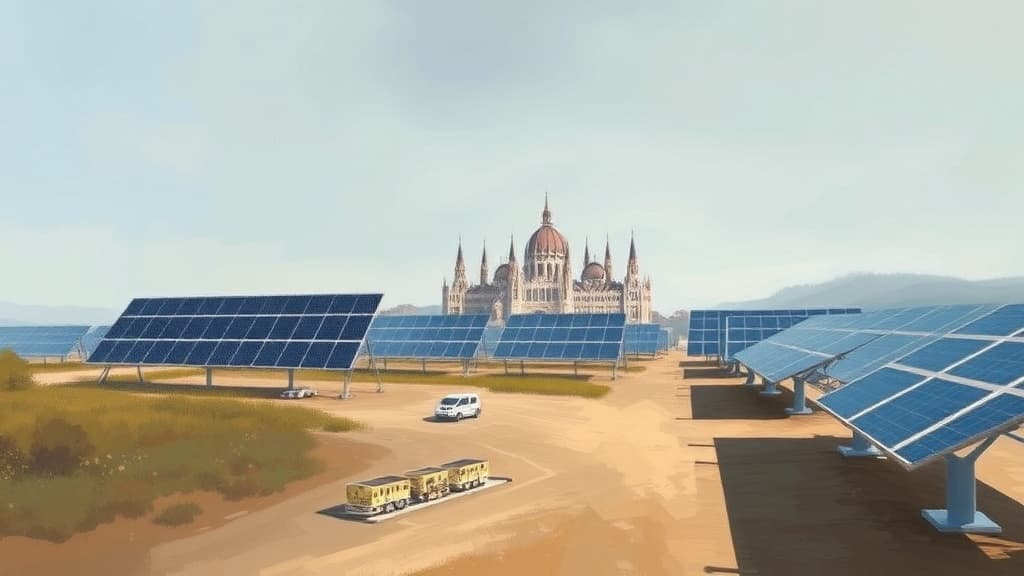 EBRD Invests €70 Million in Hungary's Hybrid Solar and Battery Project