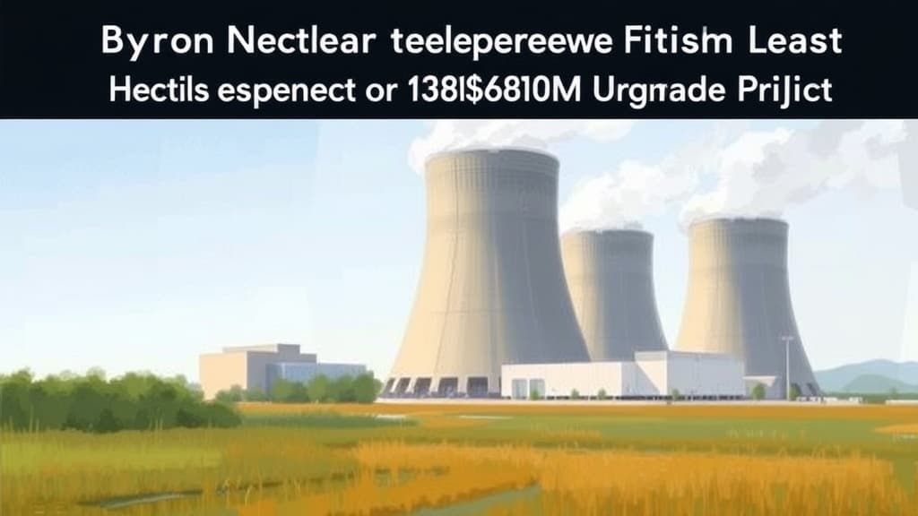Byron Nuclear Plant Completes First Phase of $800M Upgrade Project