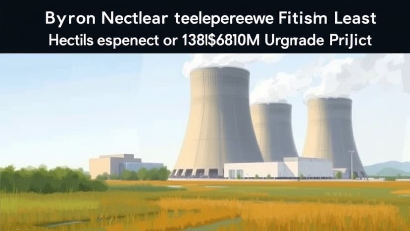 Byron Nuclear Plant Completes First Phase of $800M Upgrade Project