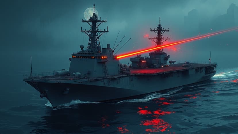 U.S. Navy Conducts Successful Laser Weapon Test on USS George H.W. Bush