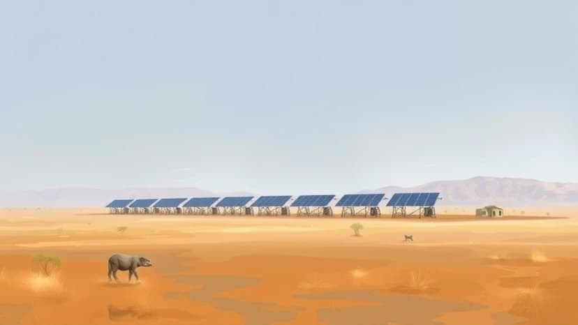Largest UK Investment in Namibia: Gerus Solar Plant Launches Export Operations
